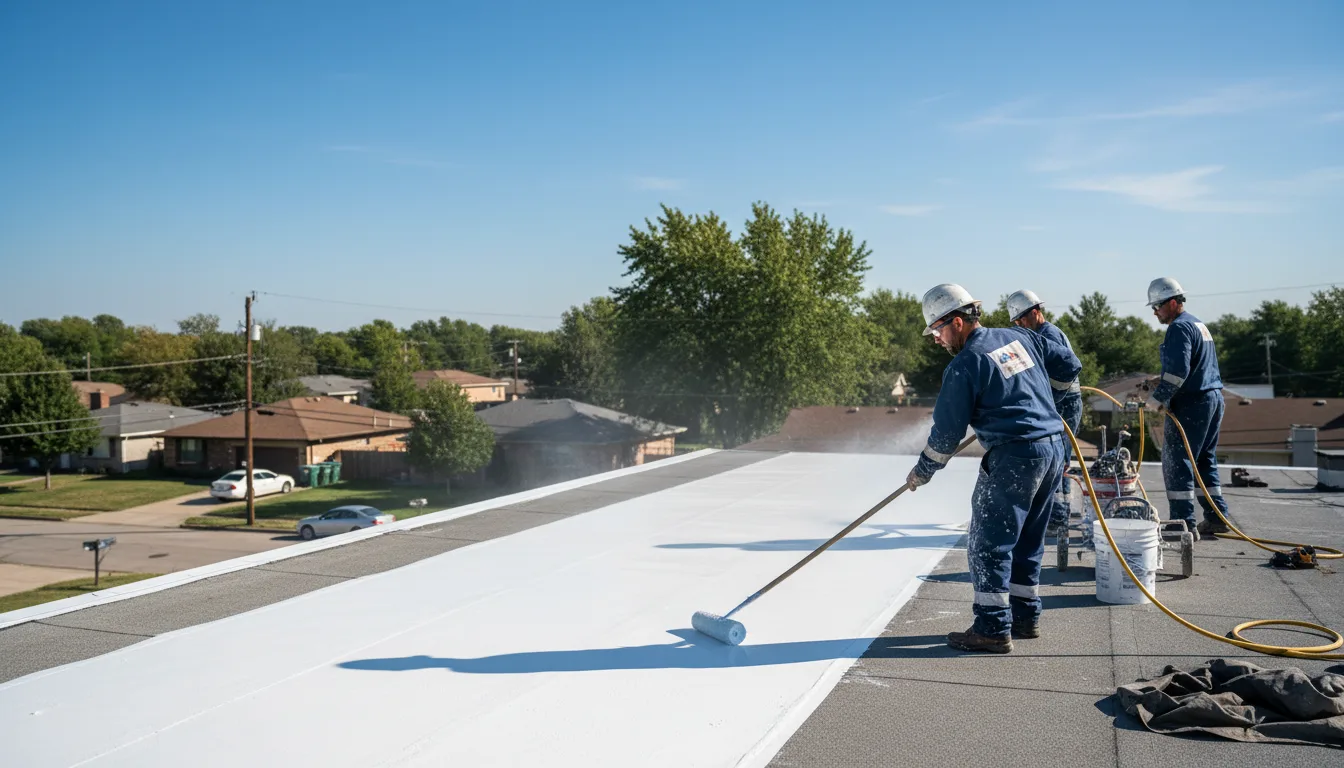 Commercial roof coating in Bakersfield, CA near me